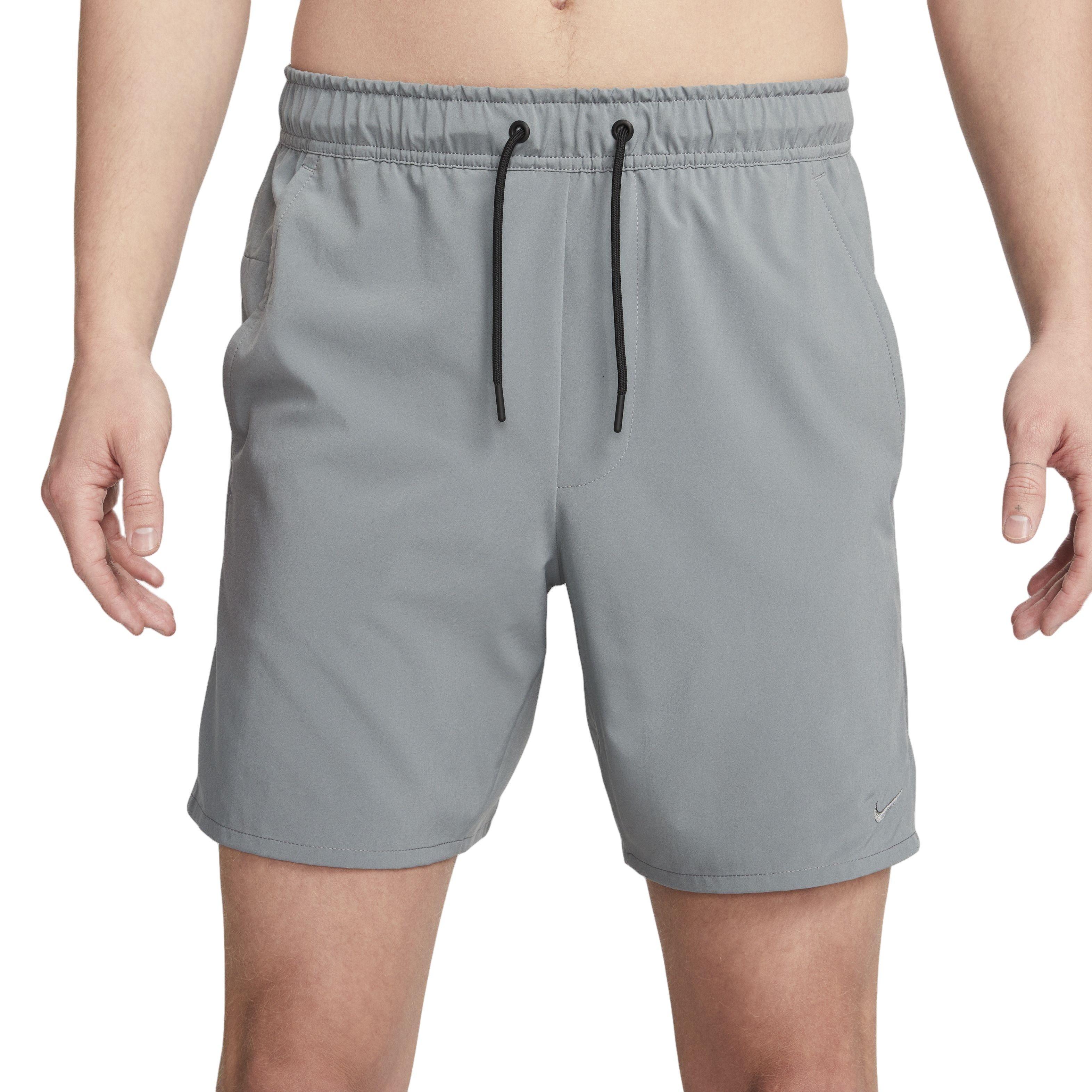 Nike Men's Dri-FIT Unlimited Woven 7" Unlined Versatile Shorts - Grey